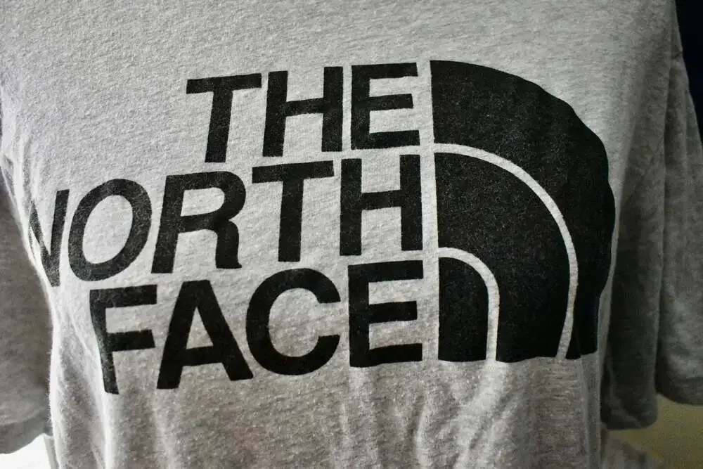 The North Face Men's Half Dome Logo Gray Short Sleeve T-Shirt